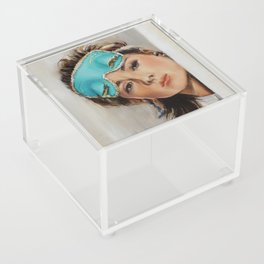 Audrey Hepburn Tiffany mask Acrylic Box