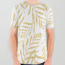 Leaves Golden #society6 #buyart All Over Graphic Tee