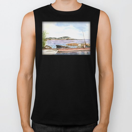 Fishing Biker Tank