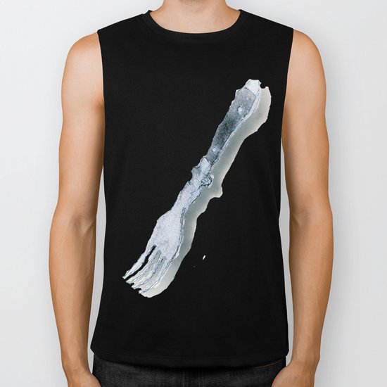 from my silverware box Biker Tank