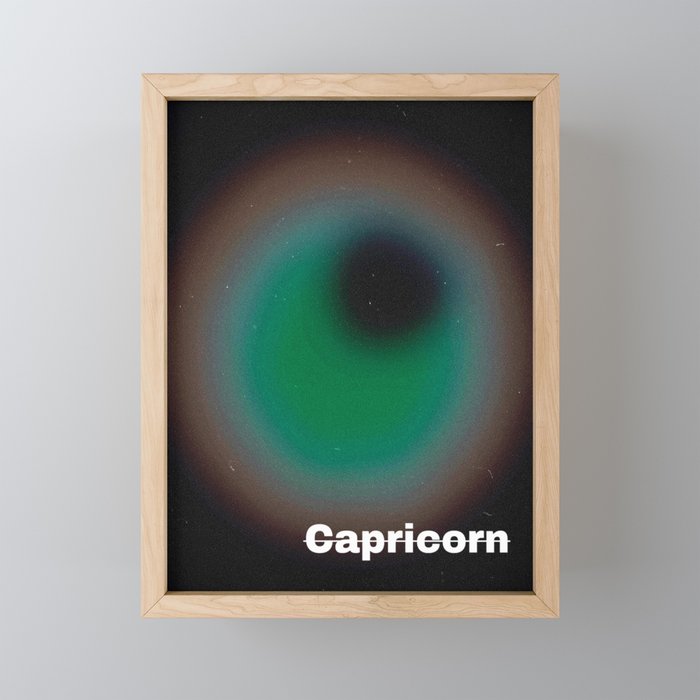 Capricorn Framed Mini Art Print