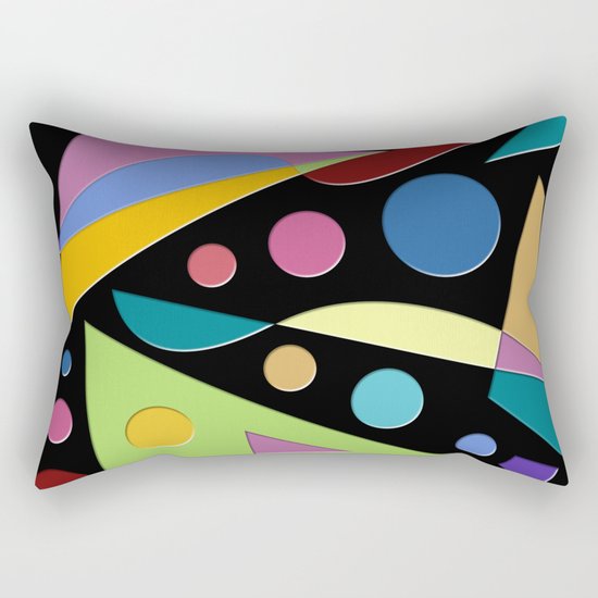 Abstract #315 Rectangular Pillow