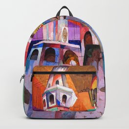 Aristarkh Lentulov Ringing of the Great Bell Tower Backpack | Painting, Belltowers, Russia 