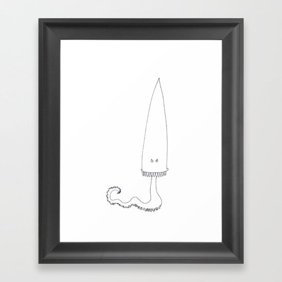 DENTUMIN "The invaders from Zxarcodol" series Framed Art Print