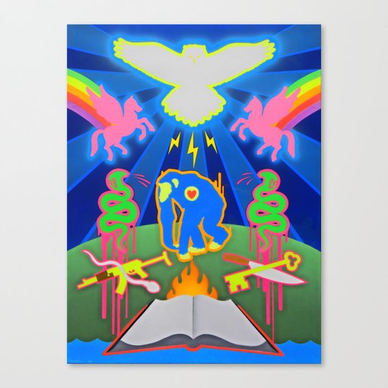 "THE PRIMATE PARADOX" Canvas Print