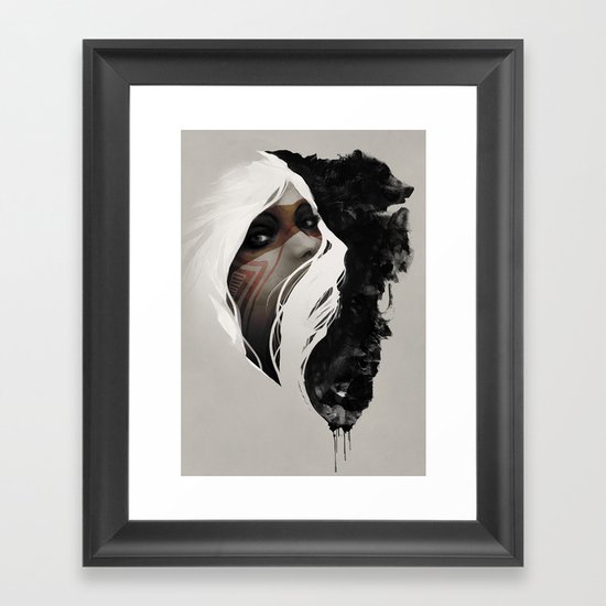 Totem Framed Art Print