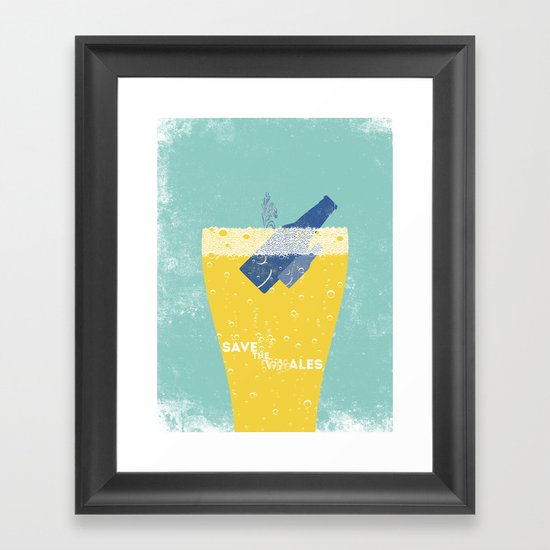 Save the Ales Framed Art Print