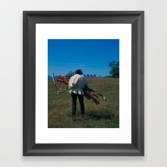 10 of Wands Framed Art Print