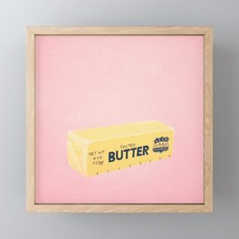 The Butter The Better Framed Mini Art Print