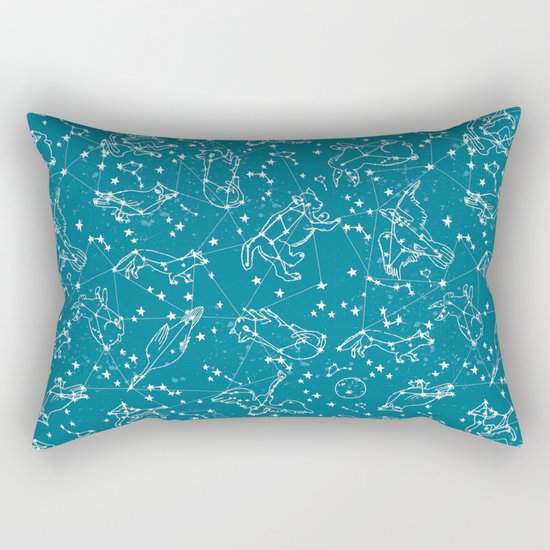 Animal Constellations by Andrea Lauren Rectangular Pillow