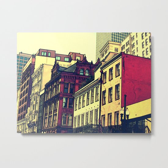 New Orleans Brick Metal Print