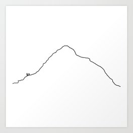 Abstract Mountains Art Prints For Any Decor Style Society6 Minimalist mountain outdoor logo vector. abstract mountains art prints for any