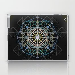 Cosmic Vision Inner Sight Sacred Geometry Mandala for Meditation Laptop Skin