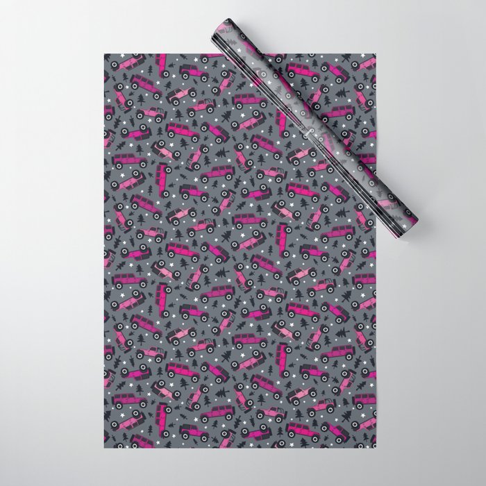 Off-Road Adventure (Tuscadero/Pink) Wrapping Paper