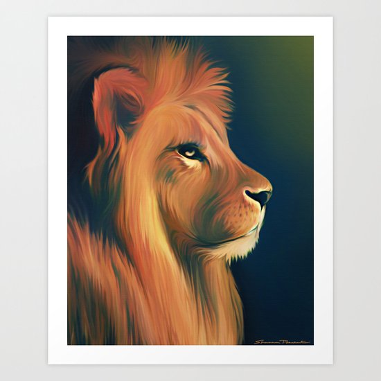 Lion Art Print