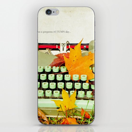 It Was a Gorgeous Autumn Day iPhone & iPod Skin