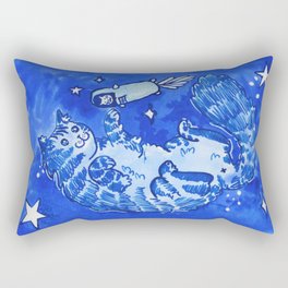 Catstronauts in Space Rectangular Pillow