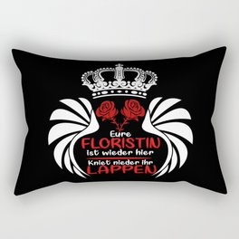 Kneel For Florist Rectangular Pillow