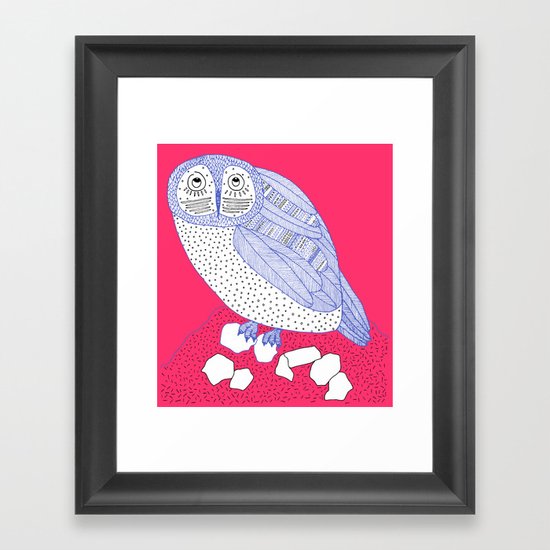 Just Another Owl Framed Art Print