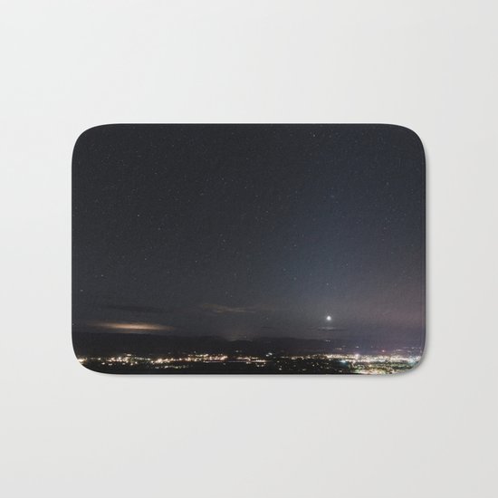 Arizona Desert Night Sky Stars Bath Mat