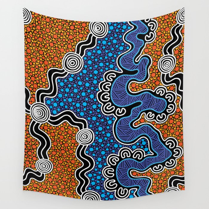 Aboriginal art tapestry sales