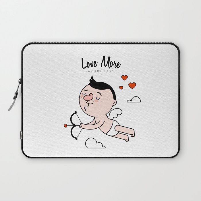 Love More, Worry Less Laptop Sleeve