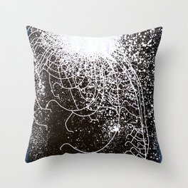 Cosmo Cathedral Vacuum Wave Throw Pillow