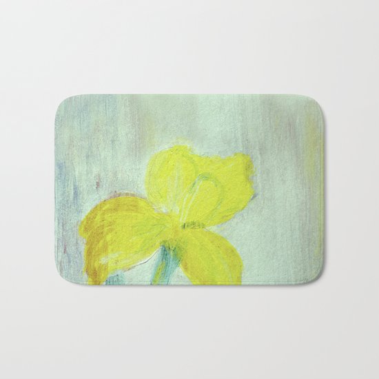 Sunny iris 5 Bath Mat