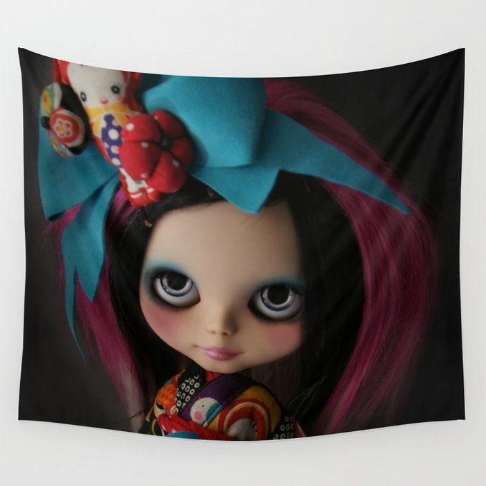 MODERN GEISHA CUSTOM BLYTHE DOLL KENNER Wall Tapestry