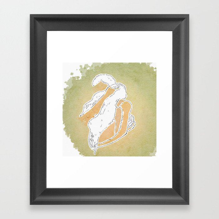 Lovers Framed Art Print