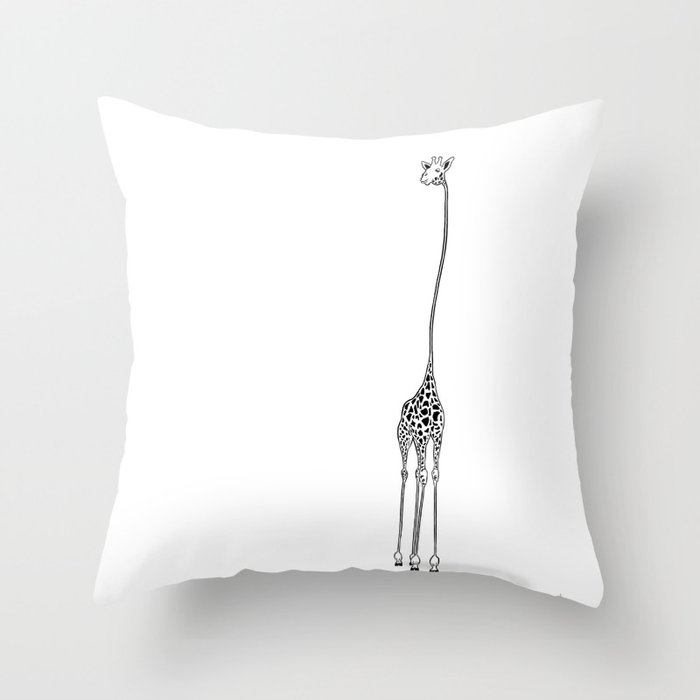 Stylized Giraffe / Jirafa Estilizada Throw Pillow