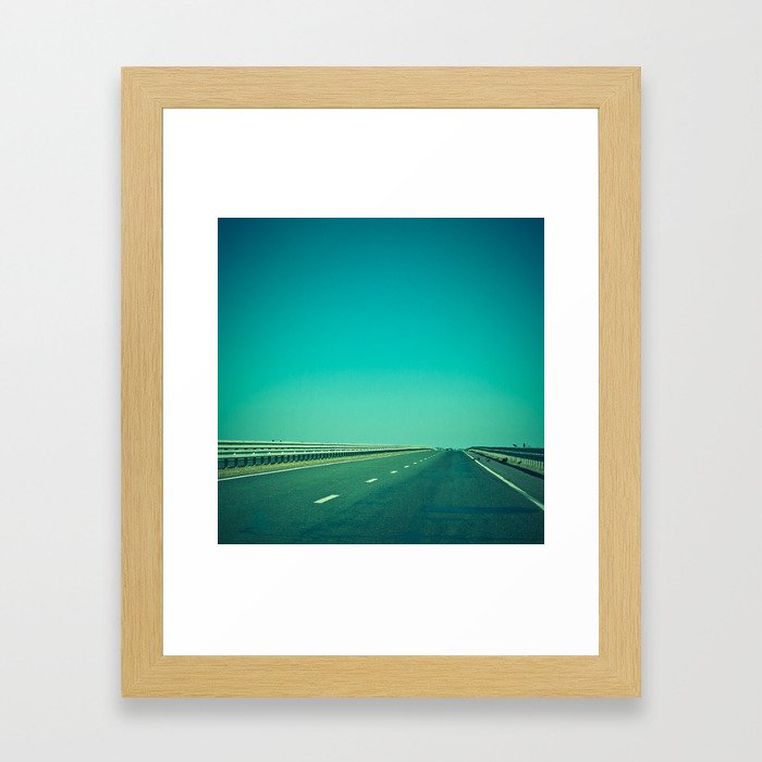 Lonely Way Framed Art Print