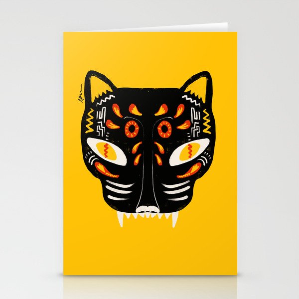 fox Mask Tribes Stationery Cards