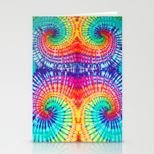 Rainbow Tie Dye Stationery Cards