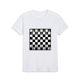 Chess Board Layout Kids T Shirt