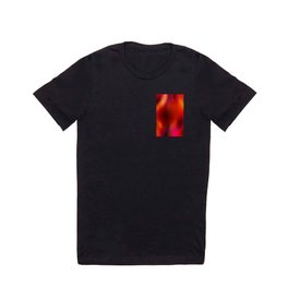 Blurred Gradient On Fire - Gradient Abstract Design T Shirt