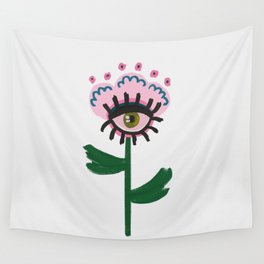 all-seeing eye | olive Wall Tapestry
