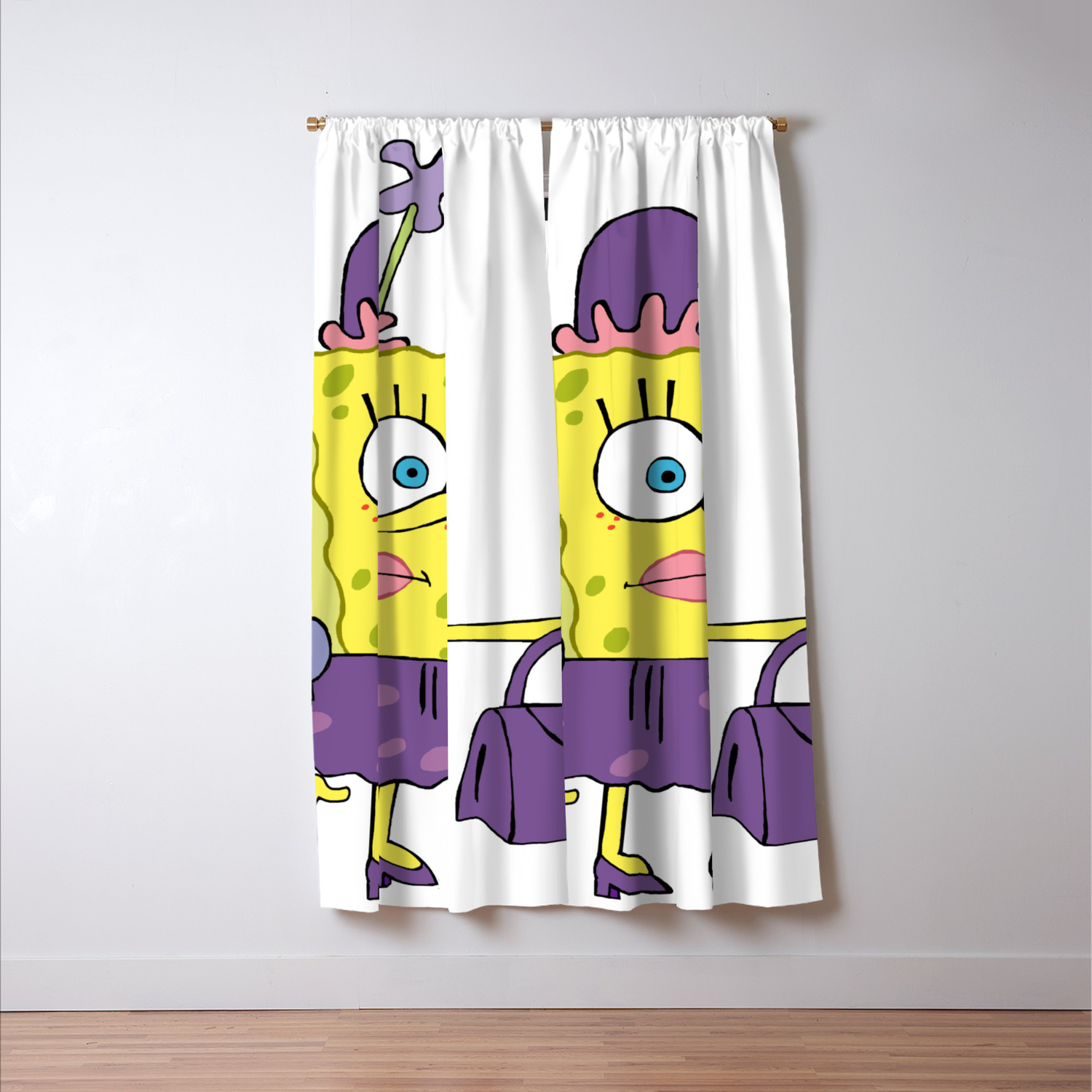 Spongebob In Drag Meme Blackout Curtain By Stertube Society6