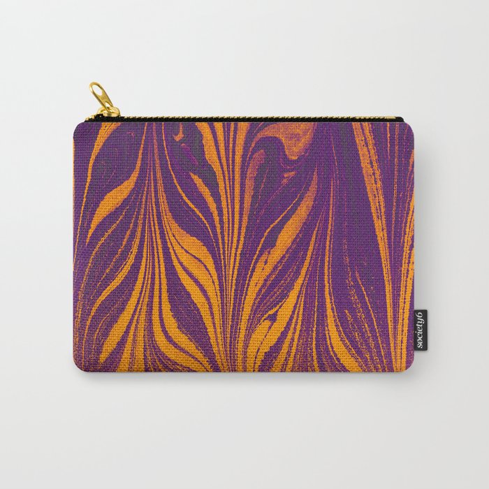 Abstract marbling pattern. Creative marbling background texture Carry-All Pouch