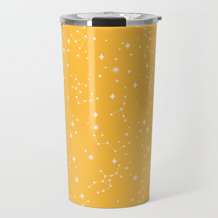 Yellow Constellations Travel Mug