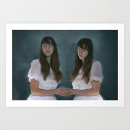 The Ghost Twins Art Print