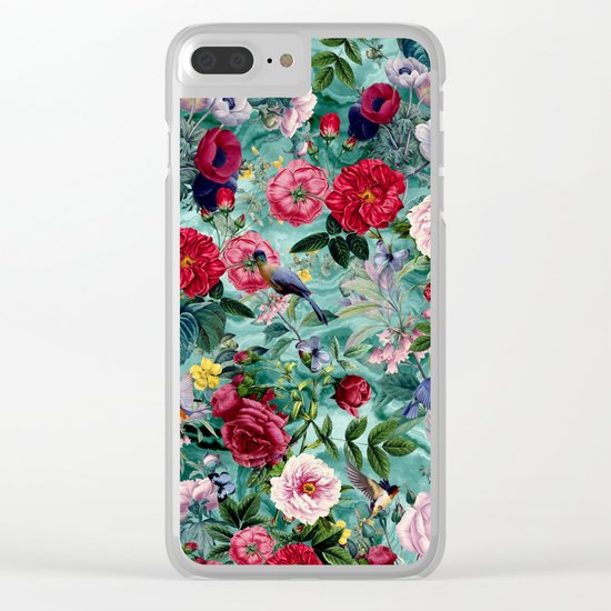Surreal Garden Clear iPhone Case