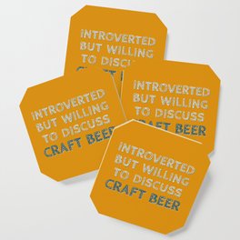 Introverted Craft Beer Lover Coaster