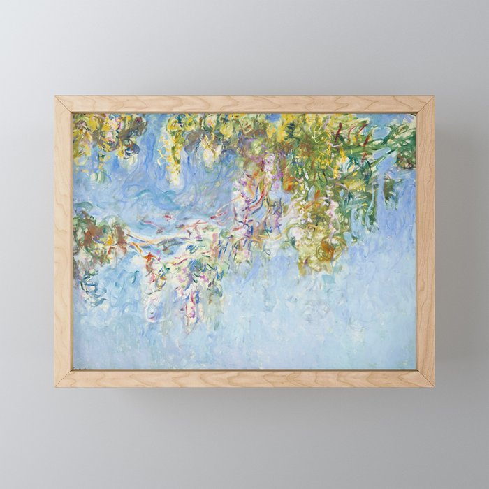 Claude Monet - Wisteria (Glycines)  Framed Mini Art Print