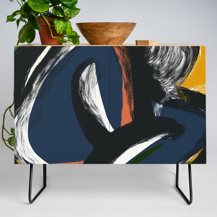 Figuratice curl abstract Credenza