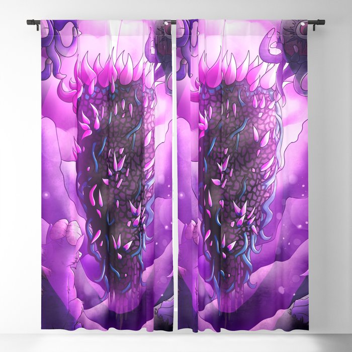 Nebula Pillar (digital) Blackout Curtain
