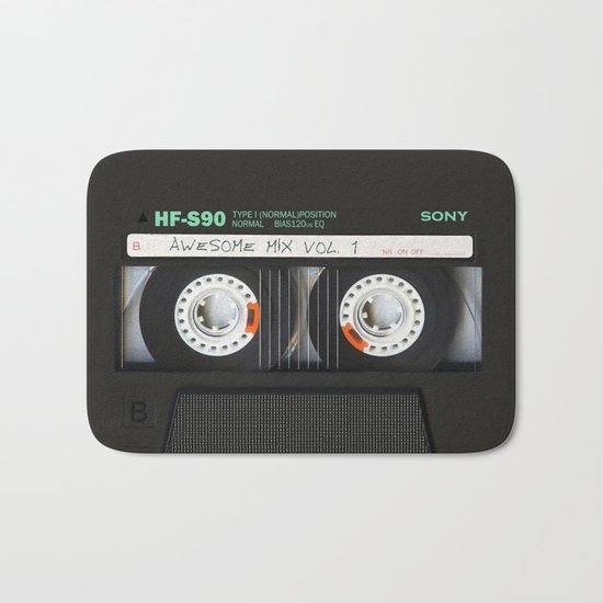 cassette classic mix Bath Mat