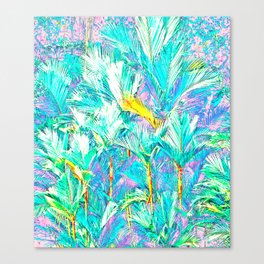 Colorful Palm Garden Canvas Print