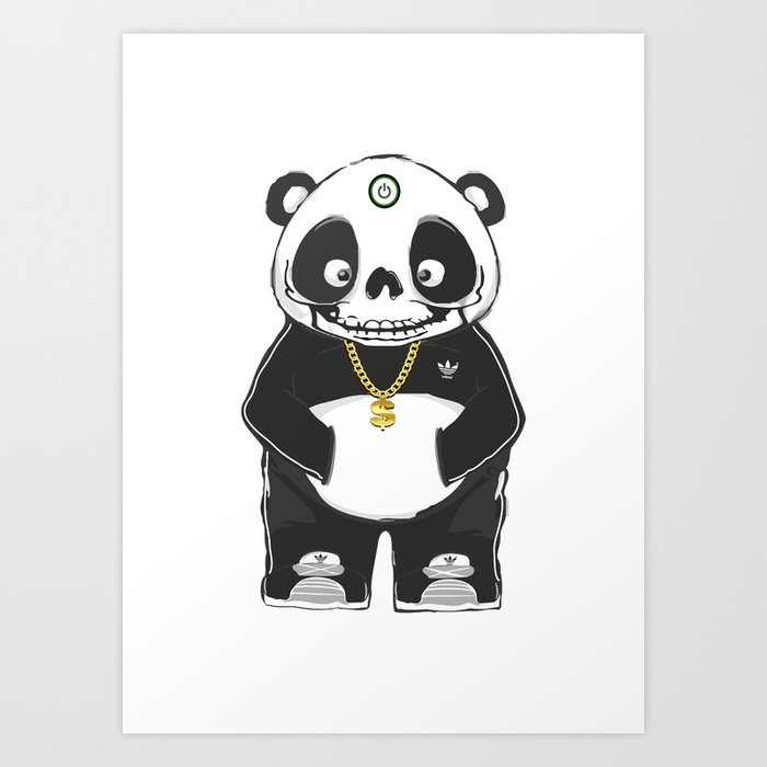 Deadoff Panda Art Print
