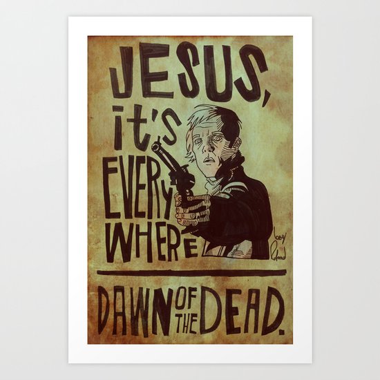 Dawn Of The Dead Art Print